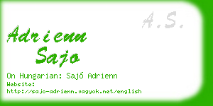 adrienn sajo business card